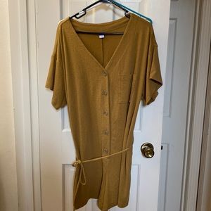 BRAND NEW Mustard Old Navy Romper